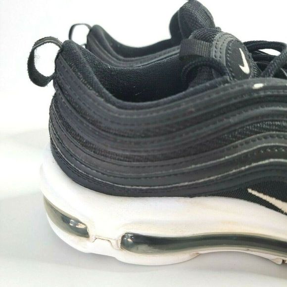 Nike Air Max 97 Men's Shoes Size 6 Triple Black Lace Up Sneakers 921826-001 - Picture 4 of 12